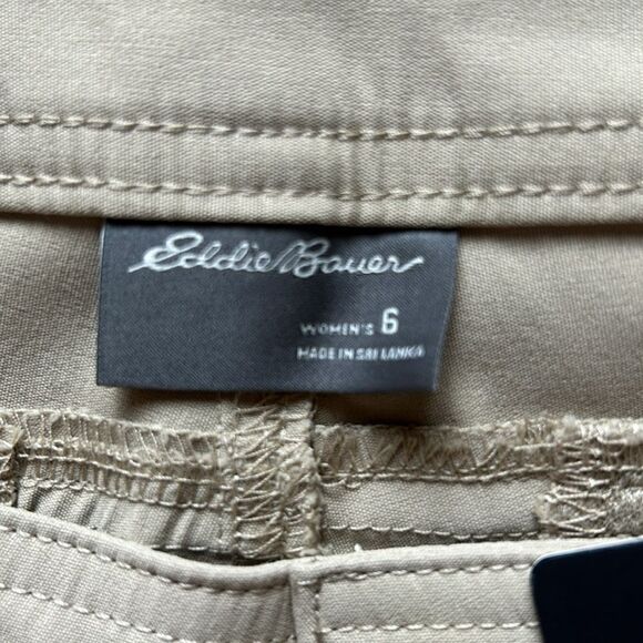 NEW Eddie Bauer Tan Bermuda Shorts - Picture 4 of 7